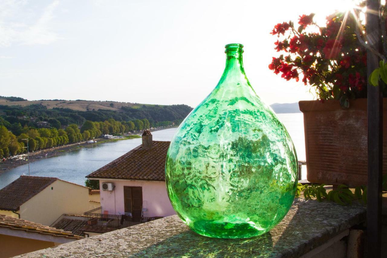 La Dimora Di Checchino Panzió Anguillara Sabazia Kültér fotó